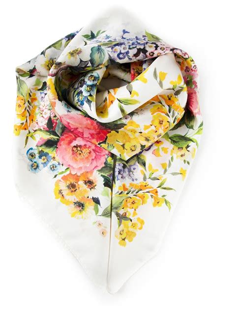 silk scarf dolce gabbana